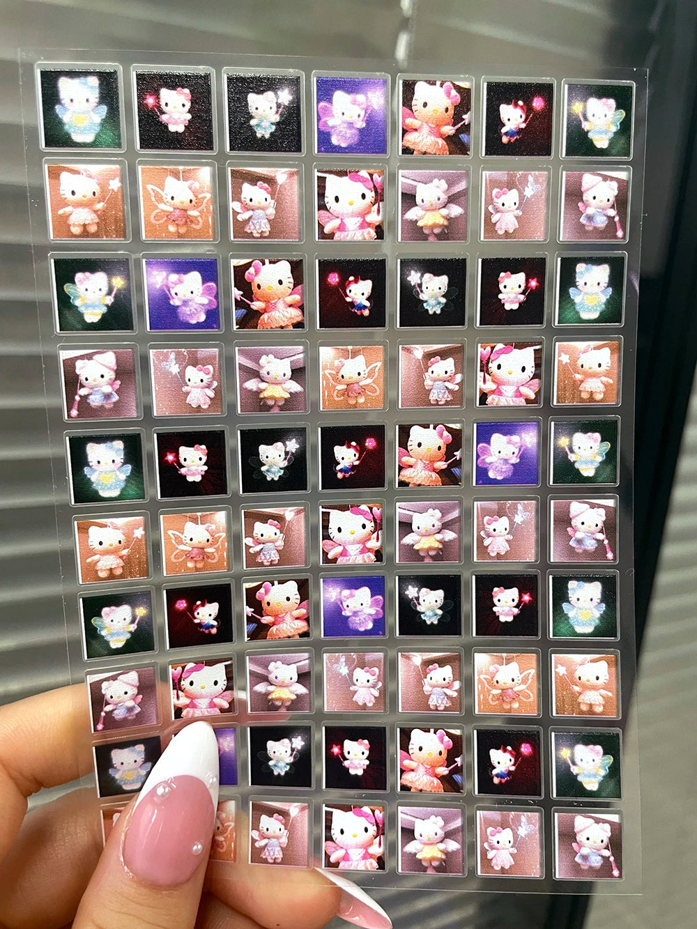 DIY 63Pcs/Piece Kawaii Nail Sticker Girl Sticker Cute Water Bottle Notebook Suitcase Diary Sticker Material Gifts Decorations
