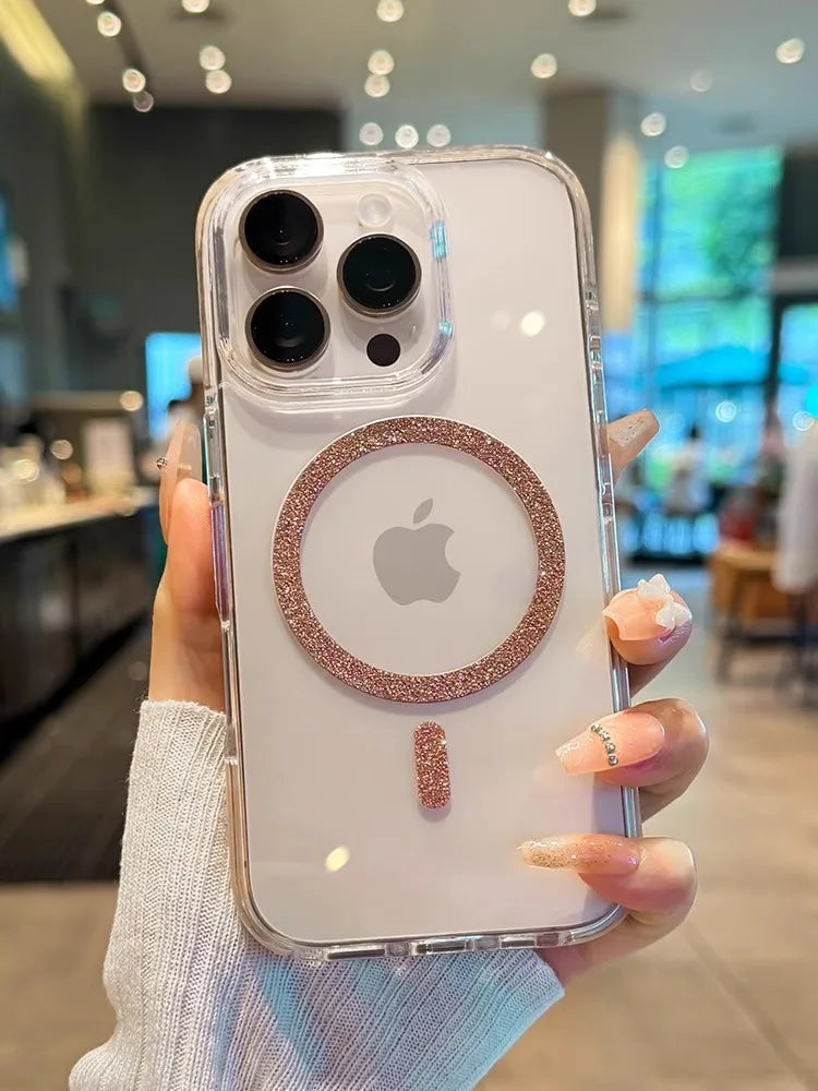 Luxury Glitter Magsafe-skal β¨π