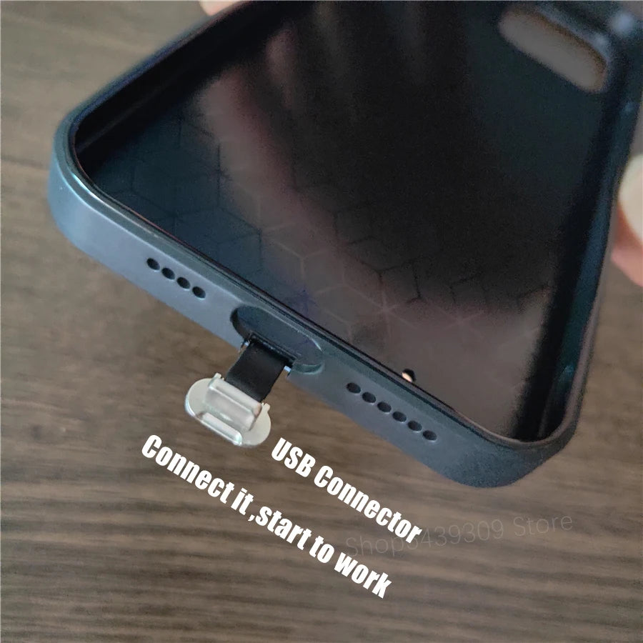 LED Voice Control iPhone Skal - Lyser på Ljud! ✨