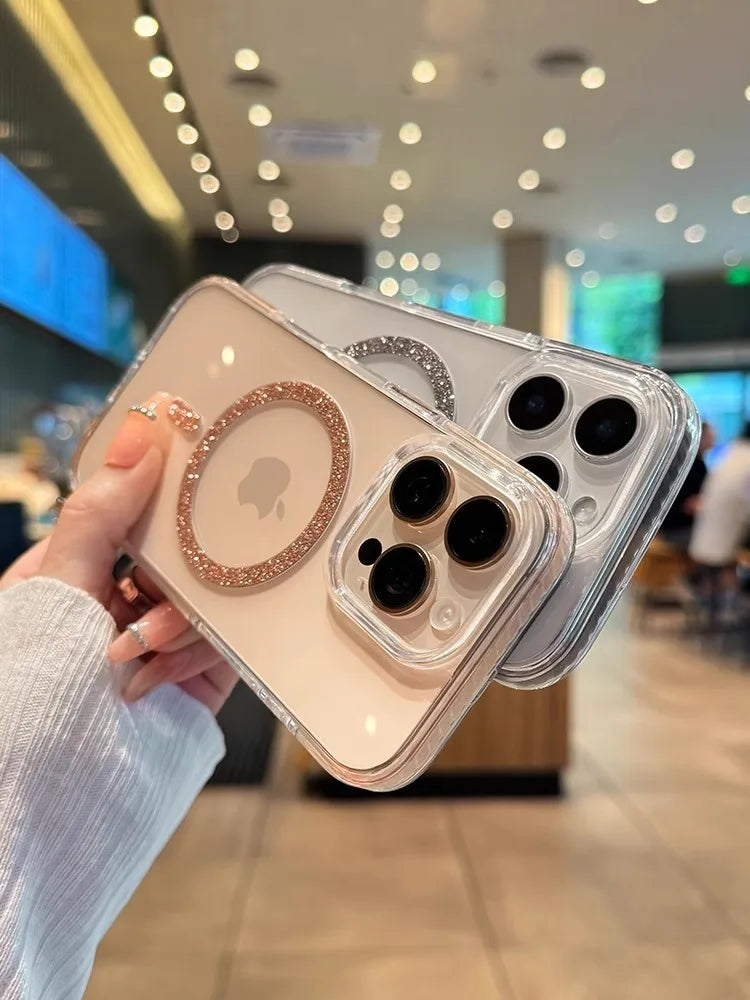 Luxury Glitter Magsafe-skal β¨π