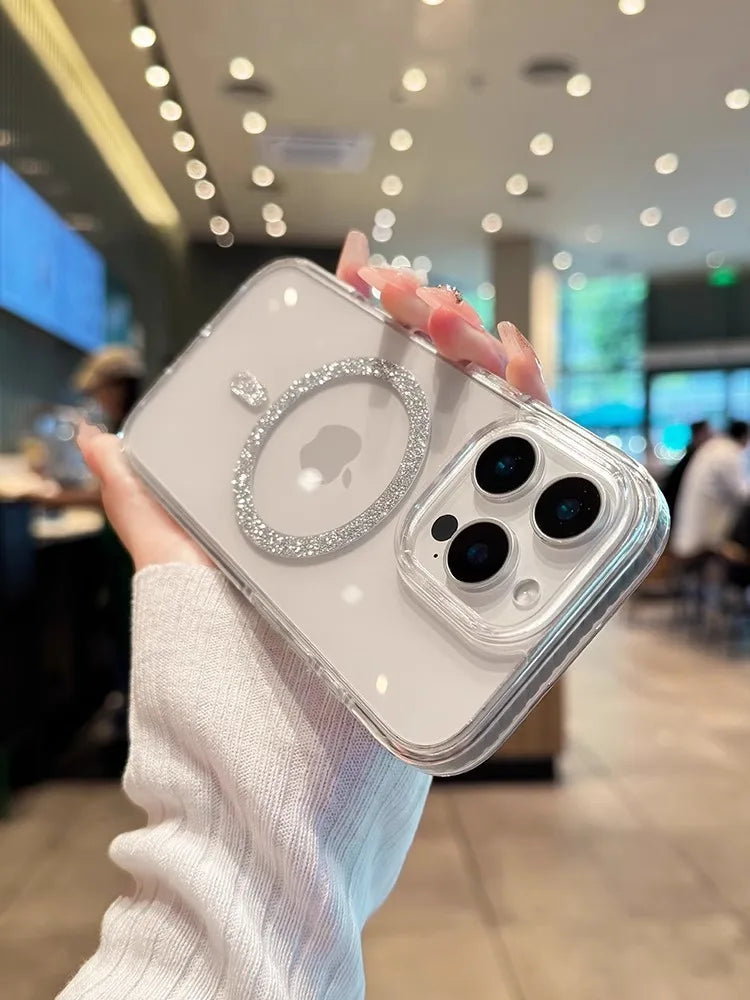 Luxury Glitter Magsafe-skal β¨π