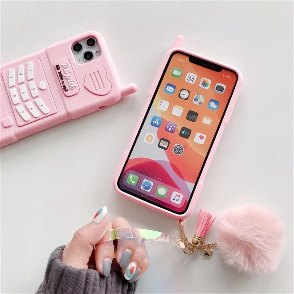 Cute Pink Love Heart-skal 💕✨