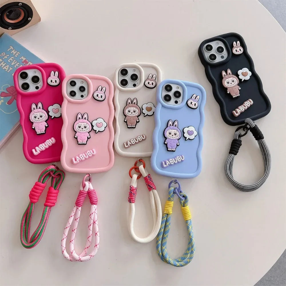 Handrem iPhone Skal - Cartoon Design 🎀