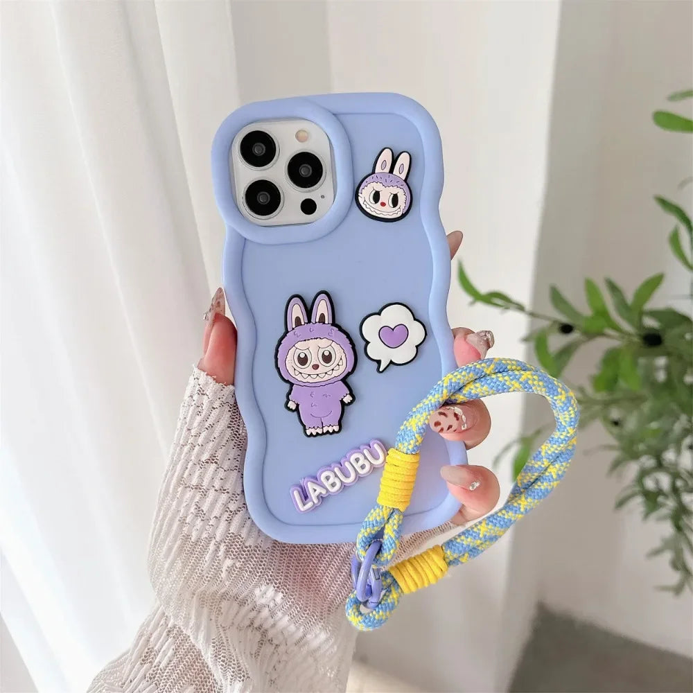 Handrem iPhone Skal - Cartoon Design 🎀
