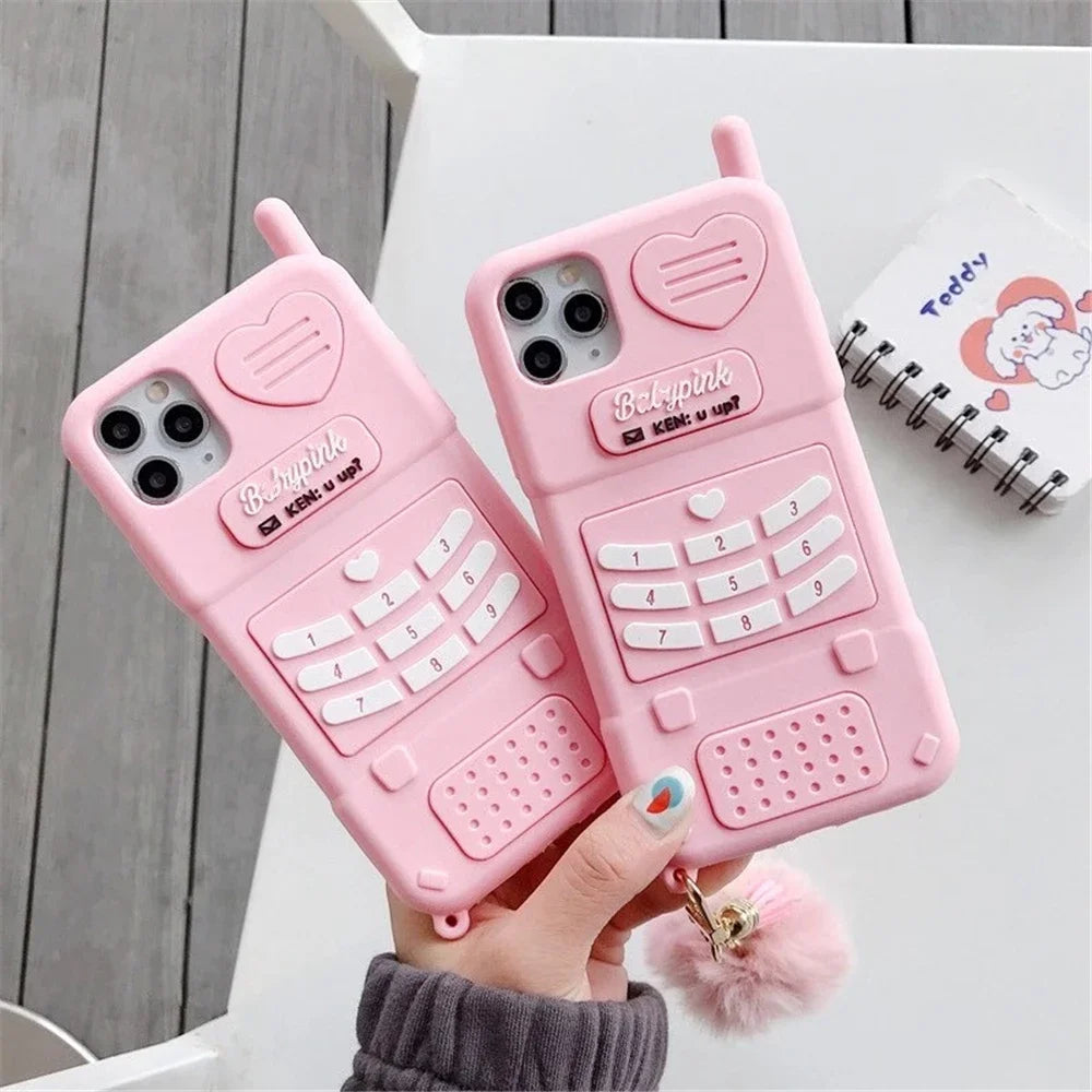 Cute Pink Love Heart-skal 💕✨