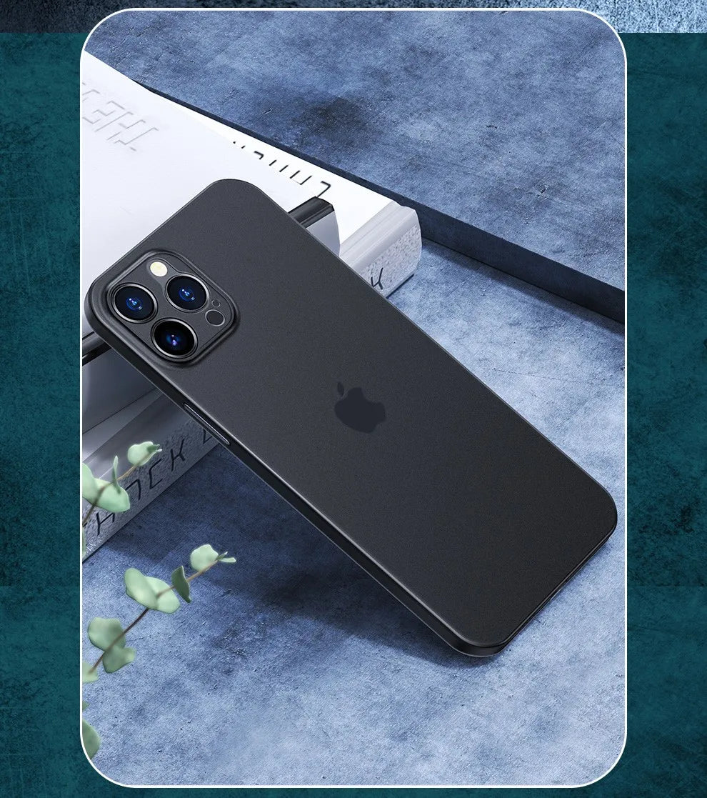 Ultra Thin Matte Frosted-skal ✨📱