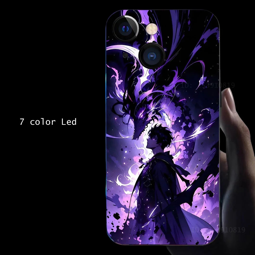 LED Voice Control iPhone Skal - Lyser på Ljud! ✨