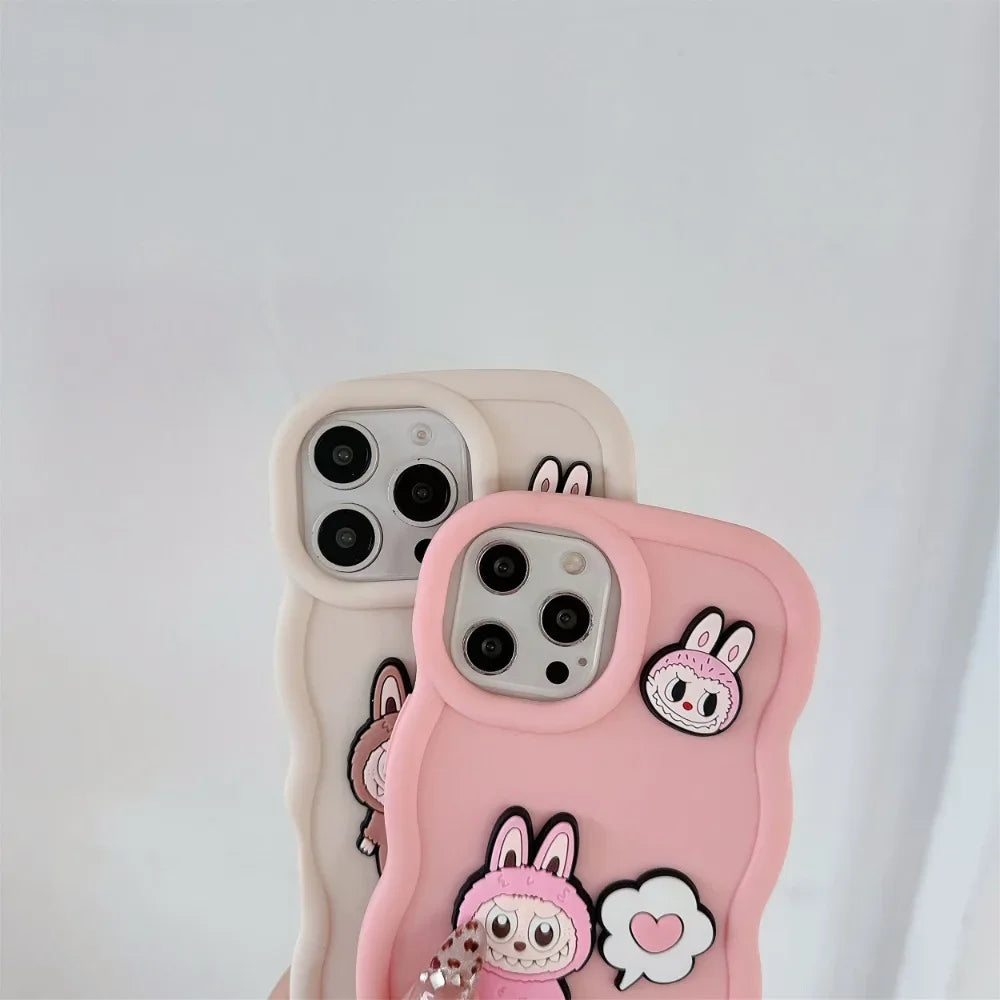 Handrem iPhone Skal - Cartoon Design 🎀