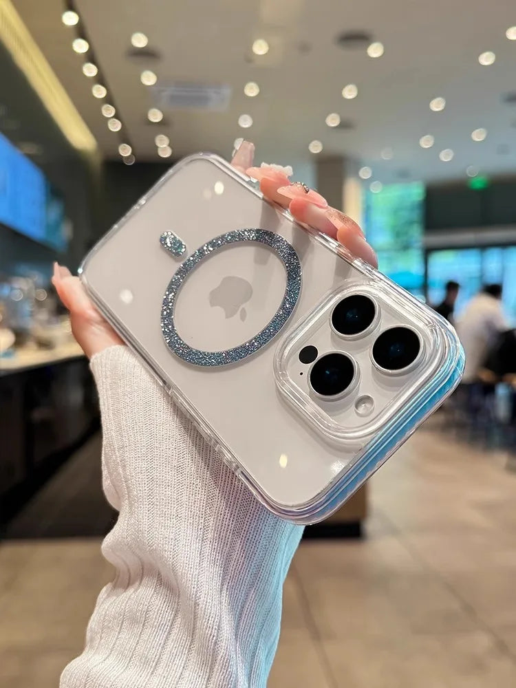Luxury Glitter Magsafe-skal β¨π