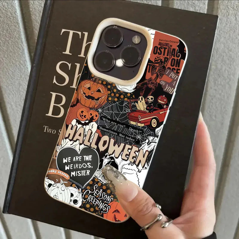 Spooky Pumpkin Soft Halloween-skal ππ»