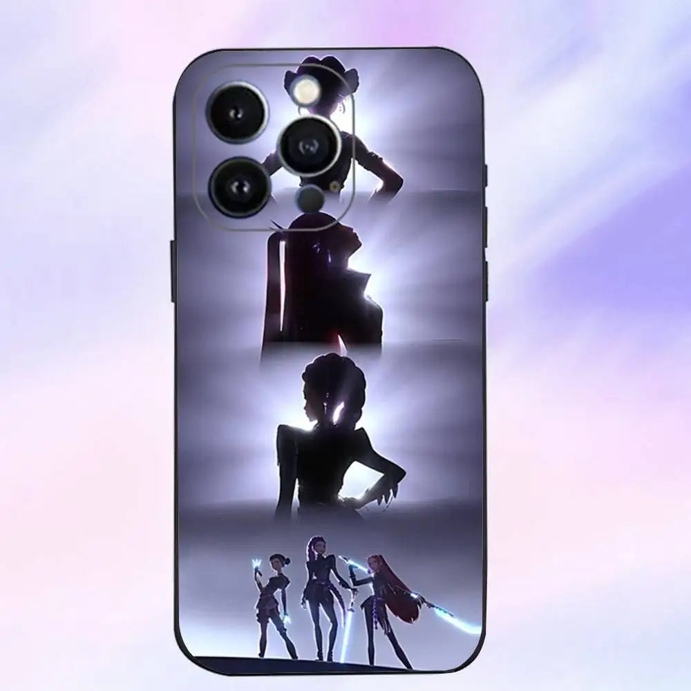 Anime Demon Hunters Mobilskal iPhone - Kpop Design Skyddsfodral