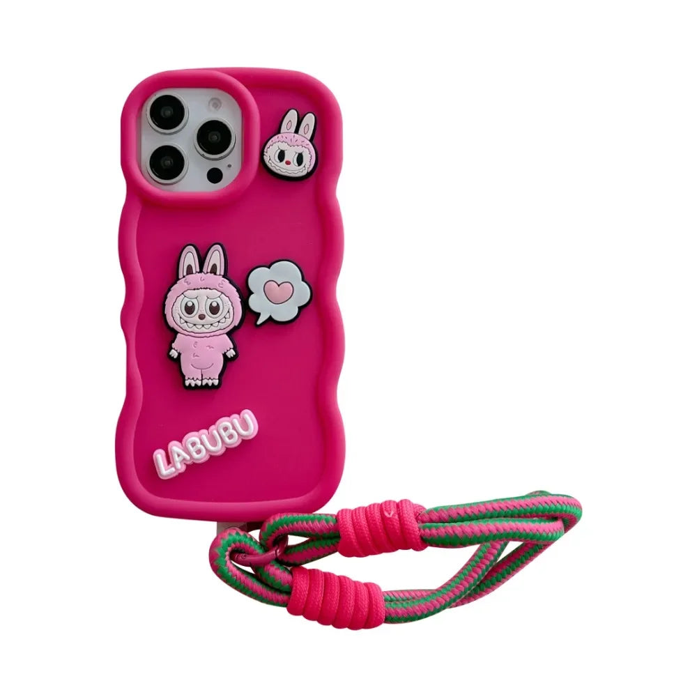 Handrem iPhone Skal - Cartoon Design 🎀