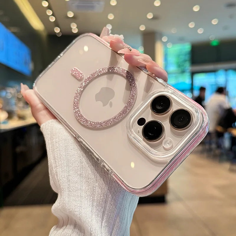 Luxury Glitter Magsafe-skal β¨π