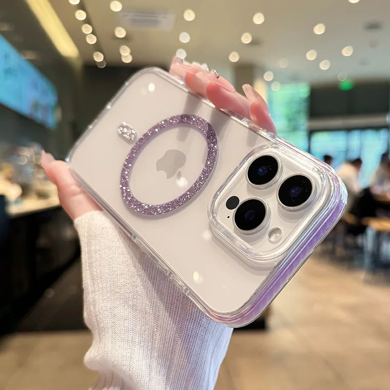 Luxury Glitter Magsafe-skal β¨π