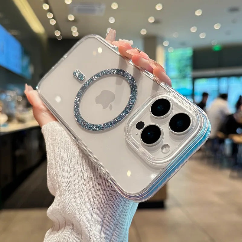 Luxury Glitter Magsafe-skal β¨π