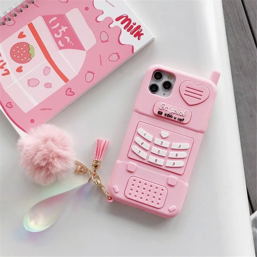 Cute Pink Love Heart-skal 💕✨