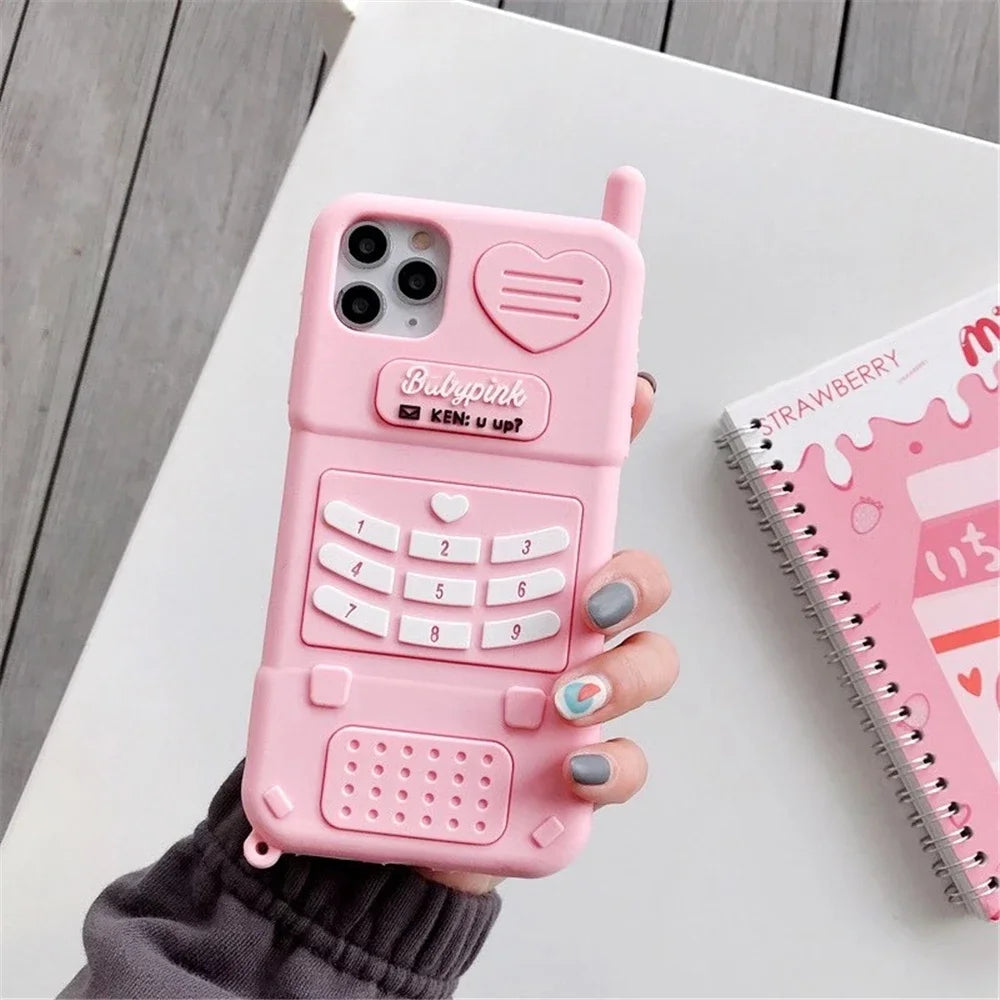 Cute Pink Love Heart-skal 💕✨