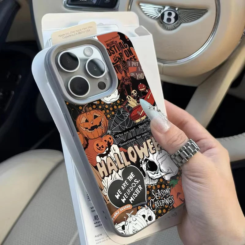 Spooky Pumpkin Soft Halloween-skal ππ»