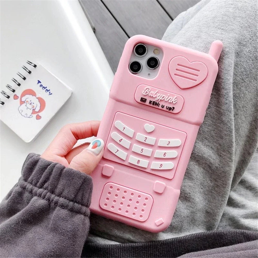 Cute Pink Love Heart-skal 💕✨