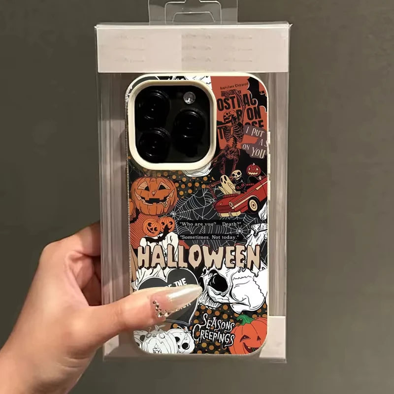 Spooky Pumpkin Soft Halloween-skal ππ»