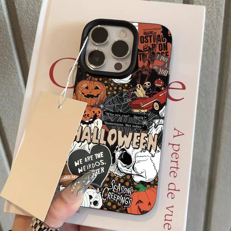 Spooky Pumpkin Soft Halloween-skal ππ»