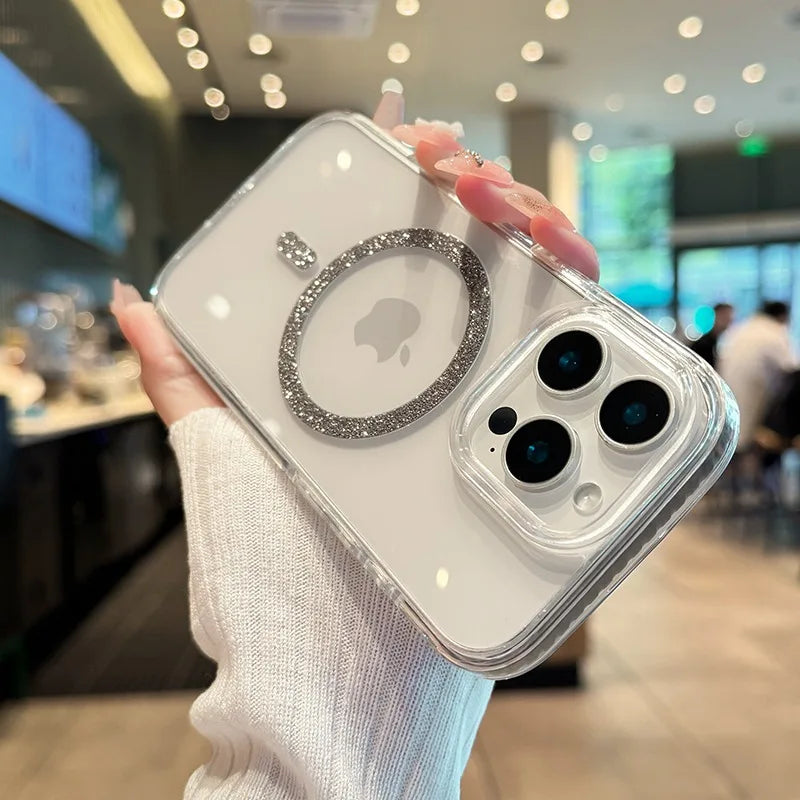 Luxury Glitter Magsafe-skal β¨π