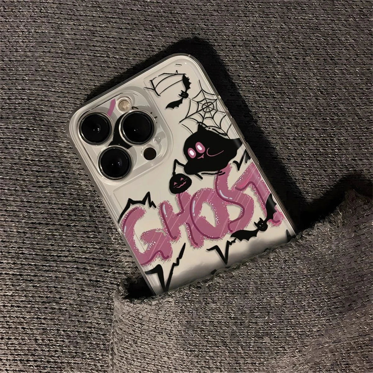 Dark Pumpkin Ghost Halloween-skal 🎃👻