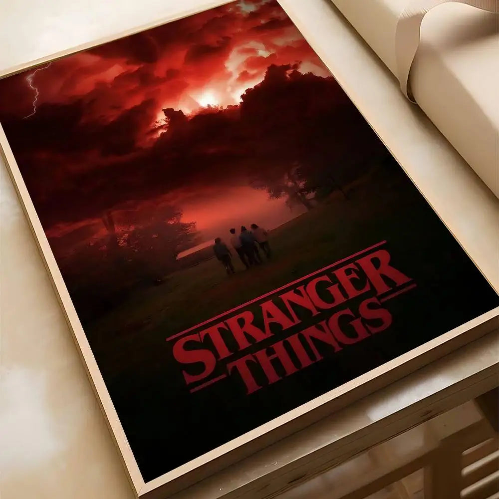 Stranger Things Poster - Väggdekoration (9 Motiv)