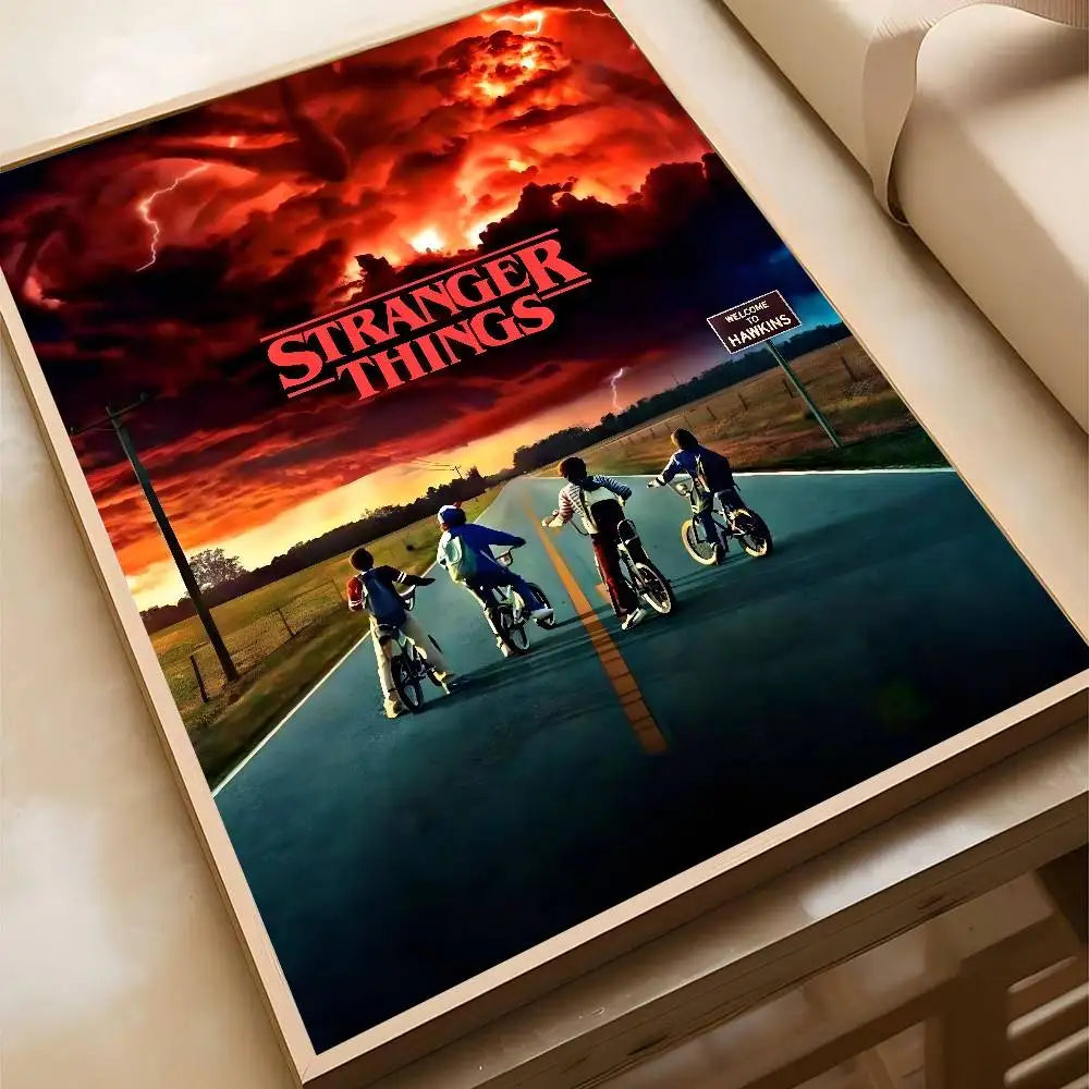Stranger Things Poster - Väggdekoration (9 Motiv)