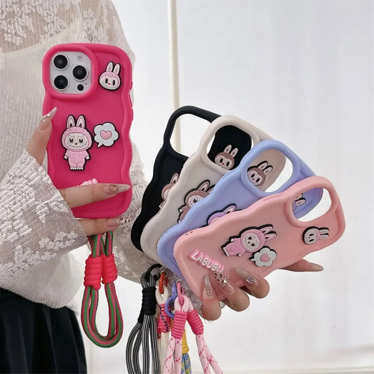 Handrem iPhone Skal - Cartoon Design 🎀