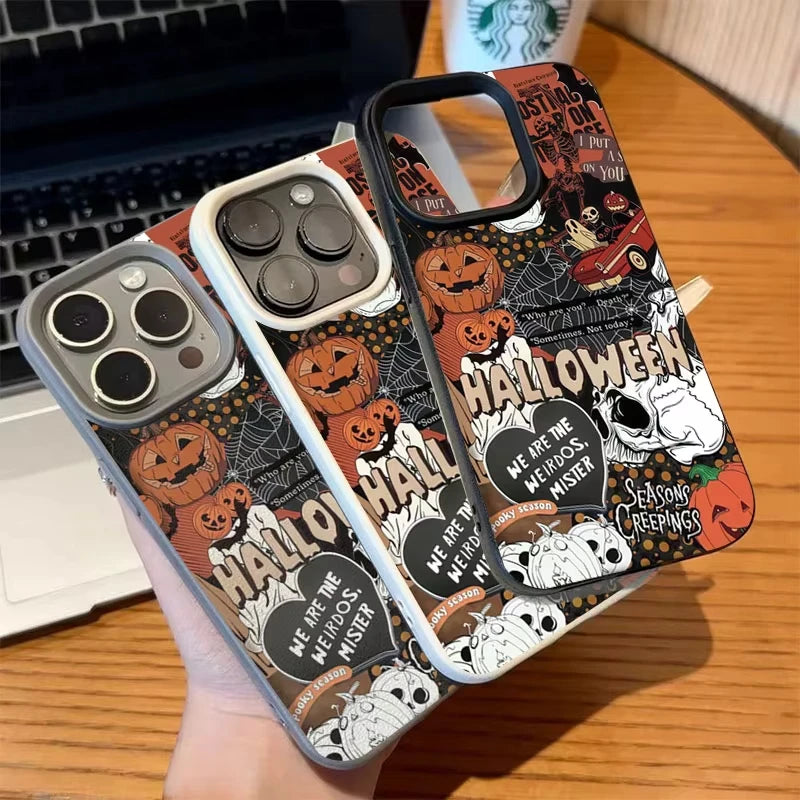 Spooky Pumpkin Soft Halloween-skal 🎃👻
