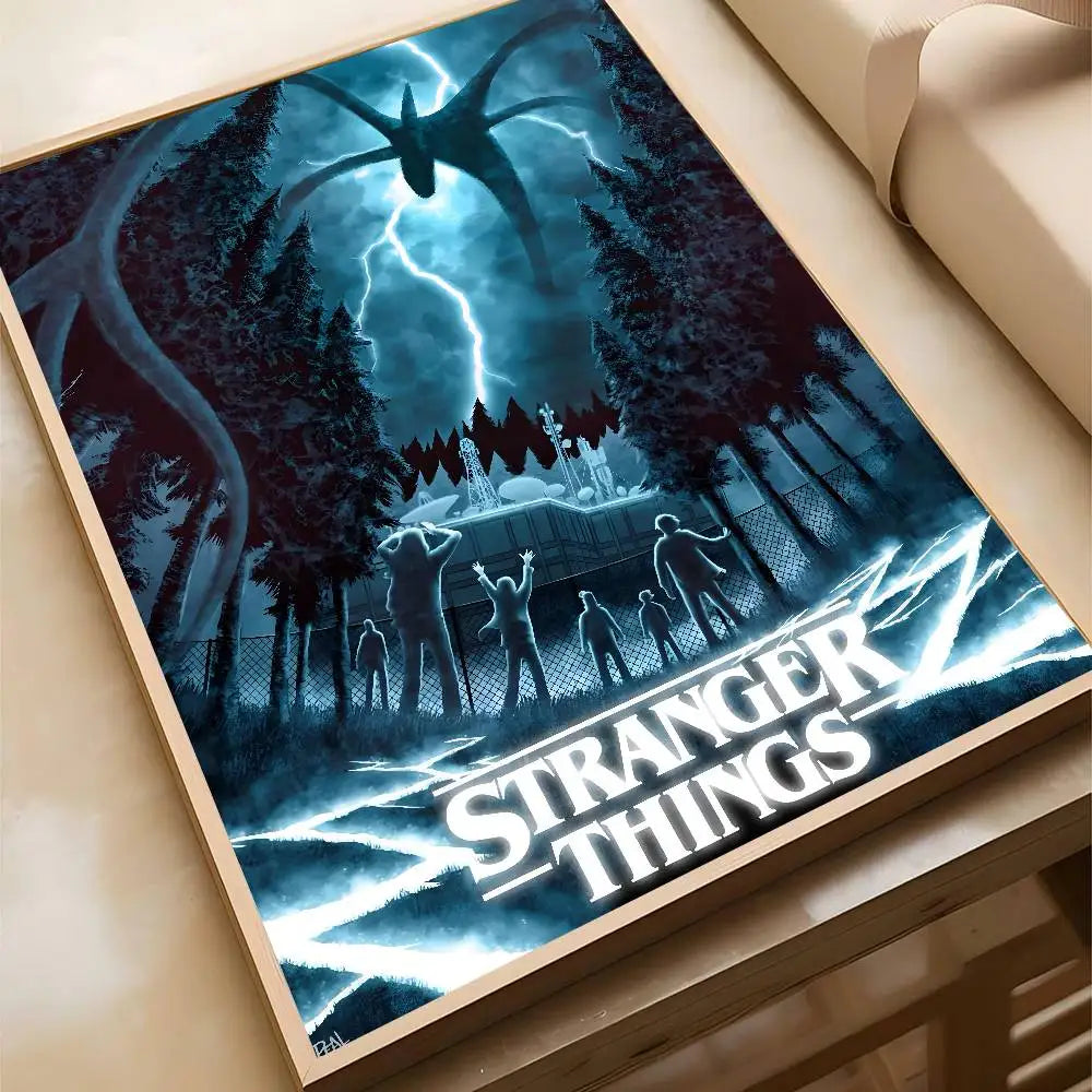 Stranger Things Poster - Väggdekoration (9 Motiv)