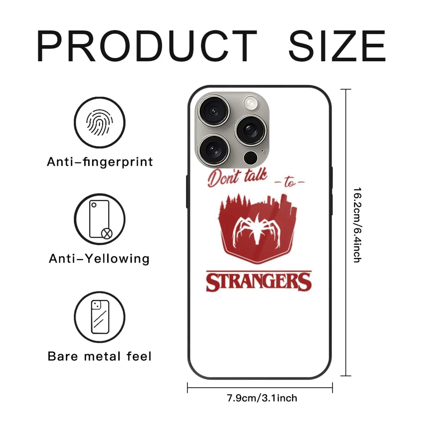 Stranger Things Don't Talk To Strangers Mobilskal - iPhone Skal