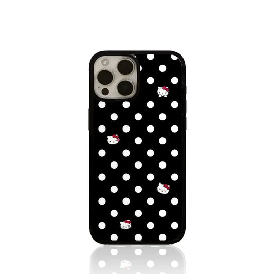 Korean Polka Dot Hello Kitty-skal 🐱✨