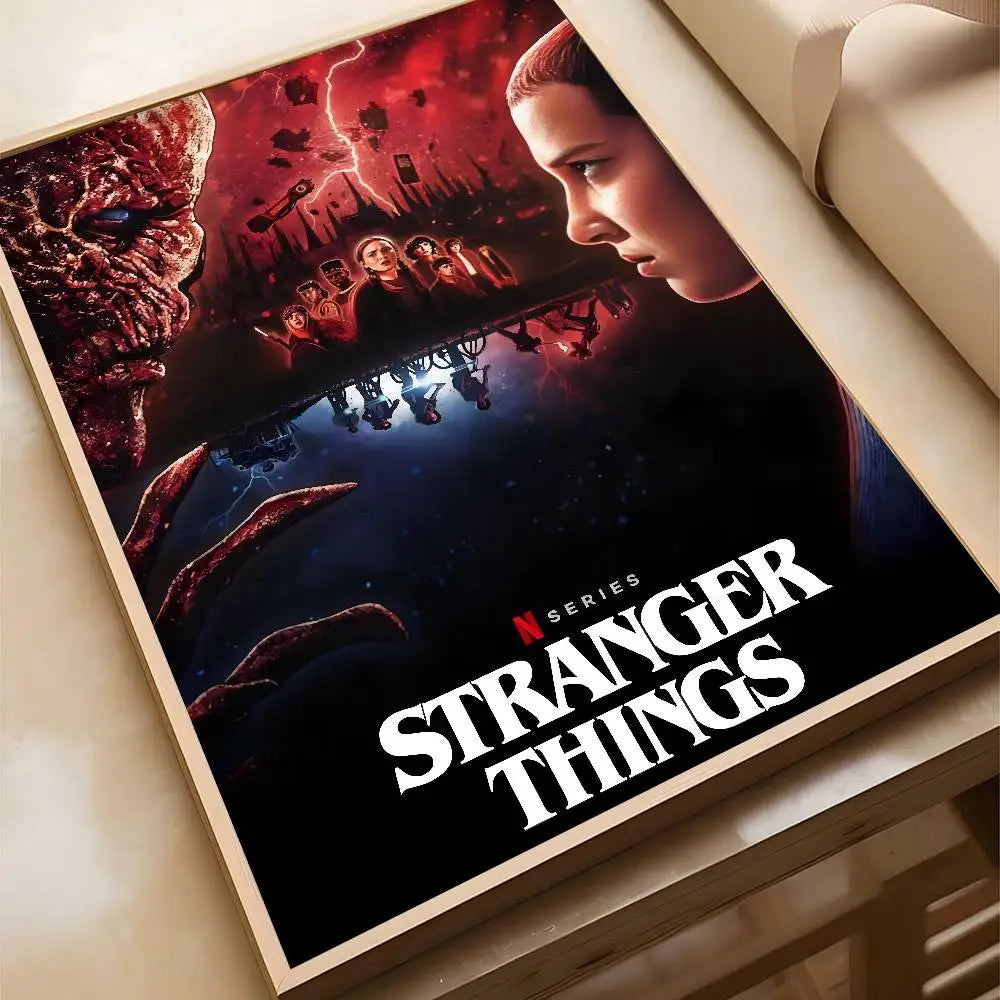 Stranger Things Poster - Väggdekoration (9 Motiv)