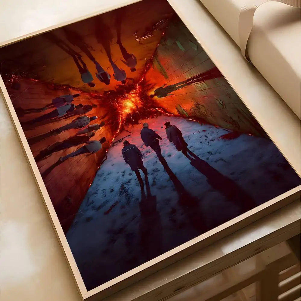 Stranger Things Poster - Väggdekoration (9 Motiv)