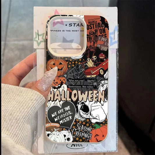 Spooky Pumpkin Soft Halloween-skal 🎃👻
