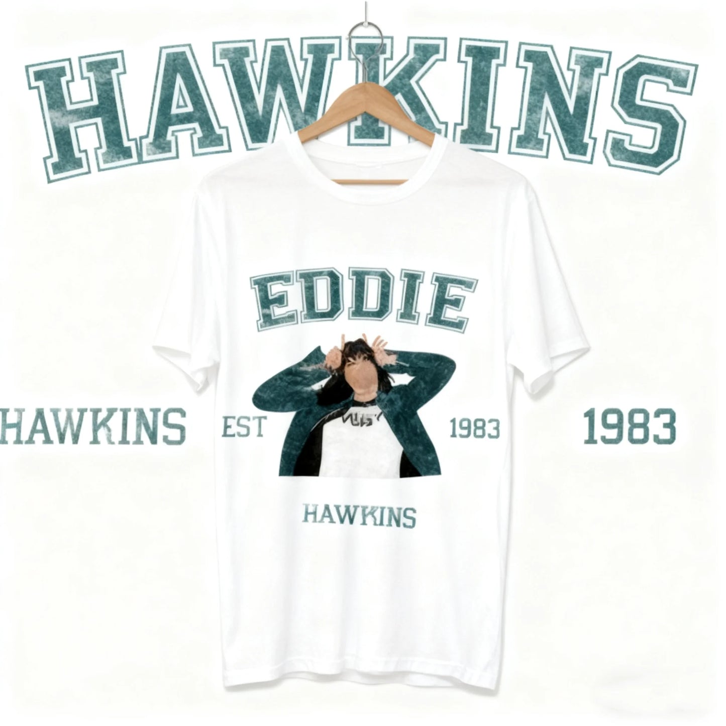 Stranger Things T-Shirt - Lucas, Dustin, Max, Nancy, Steve, Eleven & Eddie