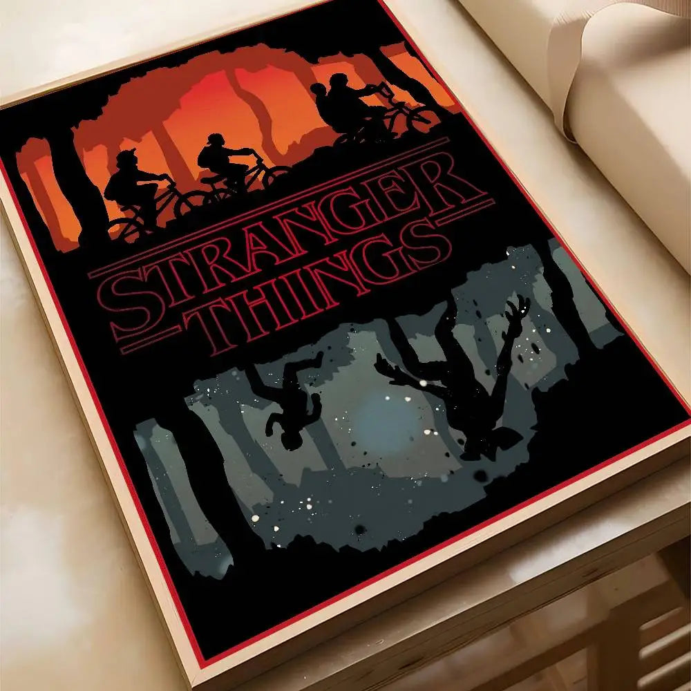 Stranger Things Poster - Väggdekoration (9 Motiv)