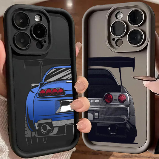 Tokyo JDM Car Cartoon-skal 🚗✨