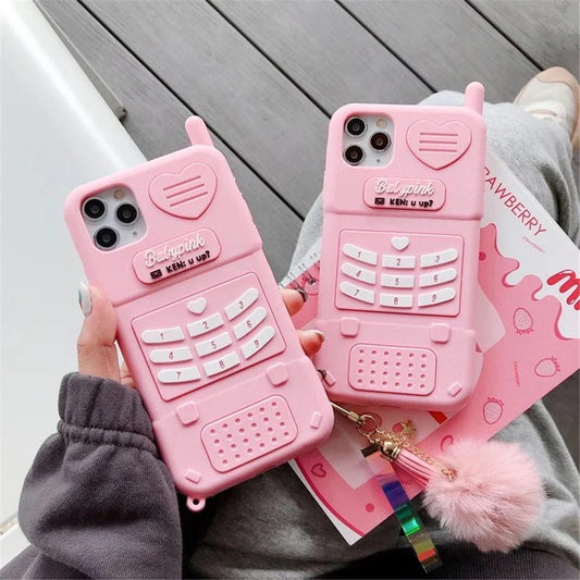 Cute Pink Love Heart-skal 💕✨